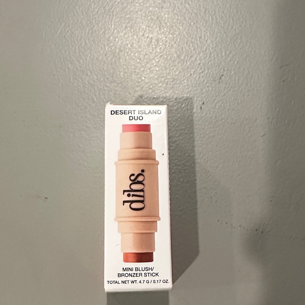 Dibs Desert Island Duo Mini Blush/Bronzer Stick - Pink and Tan